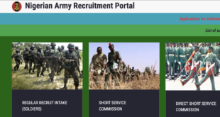 Nigerian Army 83RRI Recruitment